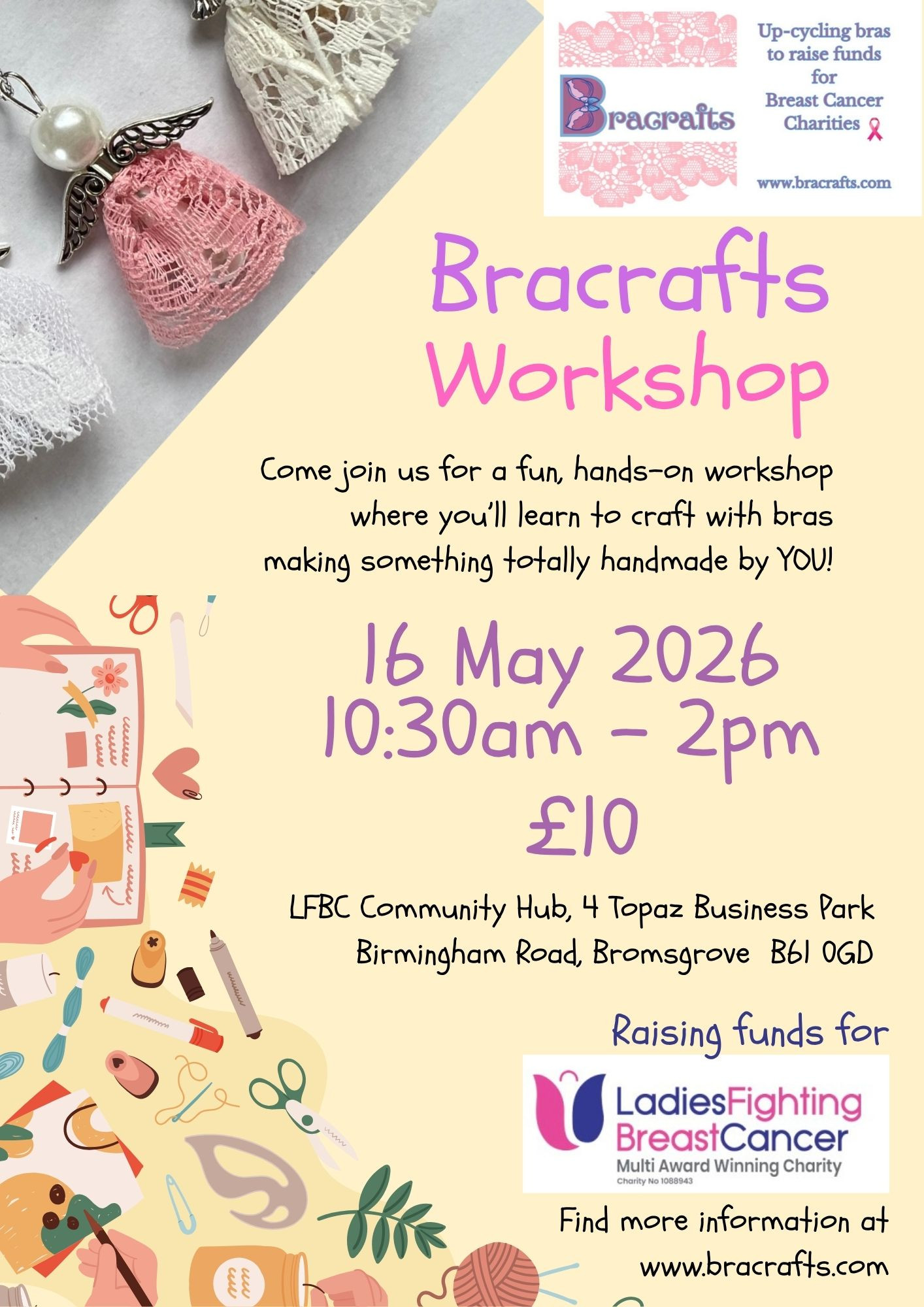 Bracrafts Workshop raising money for LFBC